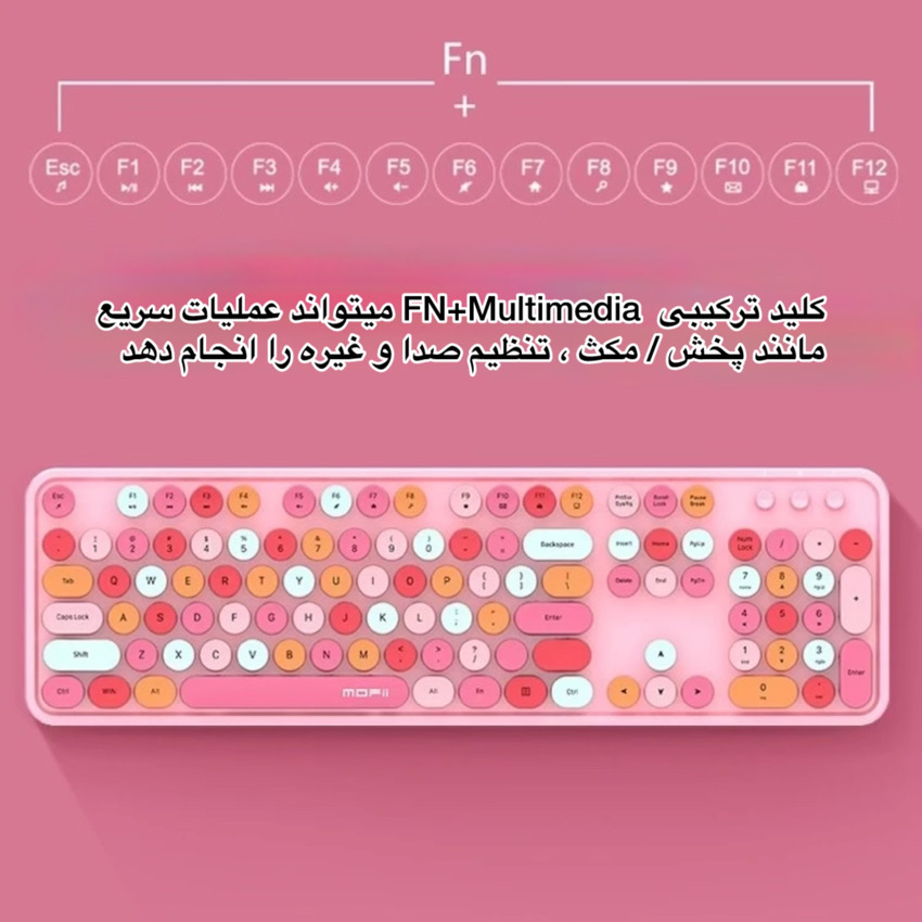 کیبورد و ماوس مافی مدل Sweet DM