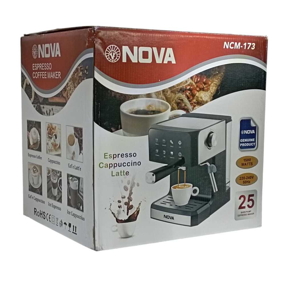 اسپرسو ساز ۱۶۰۰ میلی‌لیتر نوا مدل NCM-173