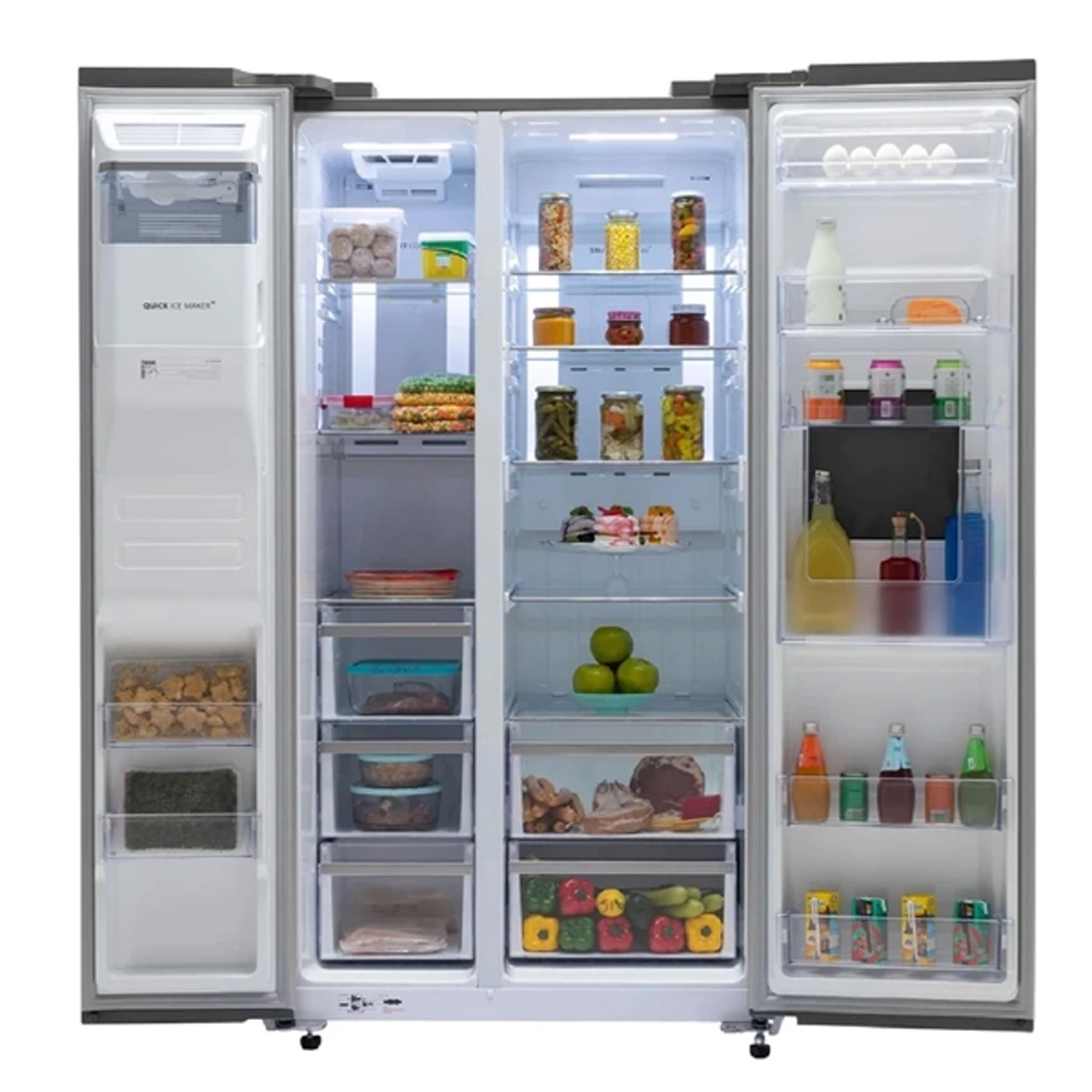 یخچال فریزر ساید بای ساید 27 فوت اسنوا مدل S1Di-S110S