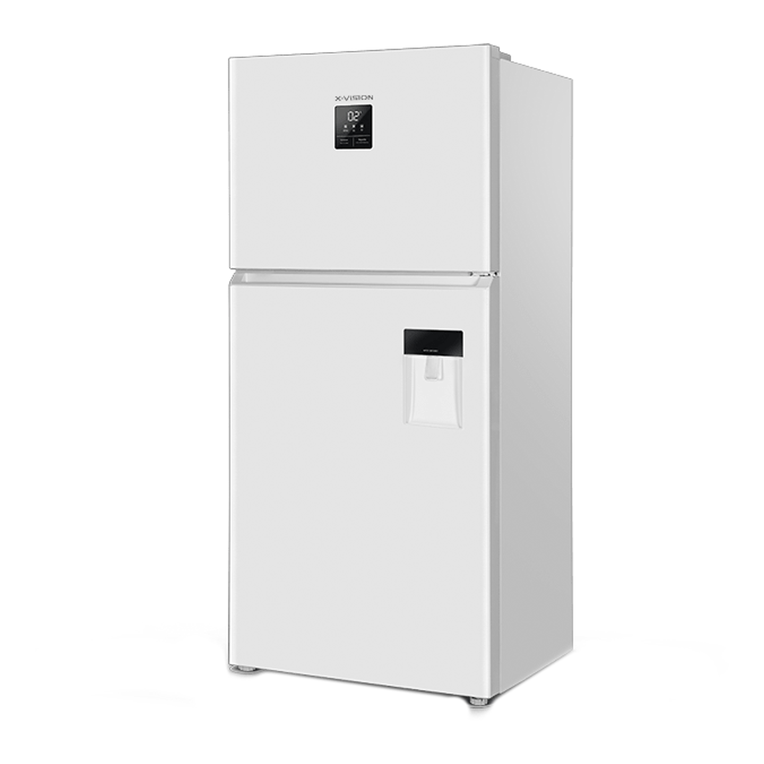 یخچال فریزر 26 فوت ایکس ویژن مدل TT582-AWD/AS ، دارای آبسردکن و یخساز نیمه‌ اتوماتیک، با ارتفاع 185، پهنای 66 و عمق 84 سانتی‌ متر، میزان مصرف انرژی A+، دارای 4 طبقه در یخچال و 2 طبقه در فریزر