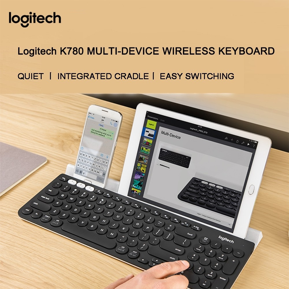 کیبورد بی سیم لاجیتک مدل K780 MULTI-DEVICE