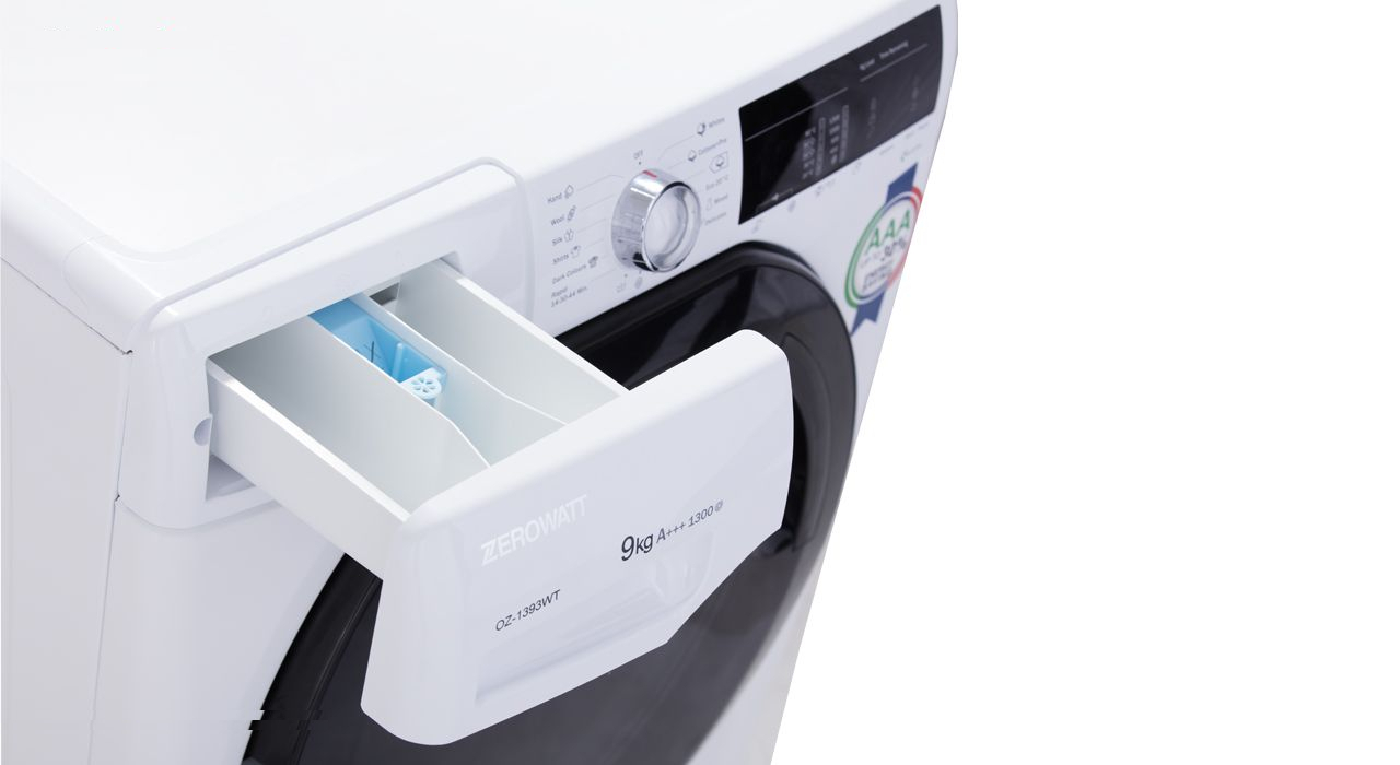 ماشین لباسشویی زیرووات مدل OZ-1393 ظرفیت 9 کیلوگرم