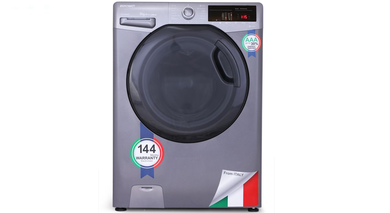 ماشین لباسشویی زیرووات مدل OZ-1393 ظرفیت 9 کیلوگرم