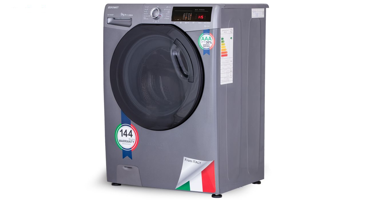 ماشین لباسشویی زیرووات مدل OZ-1393 ظرفیت 9 کیلوگرم
