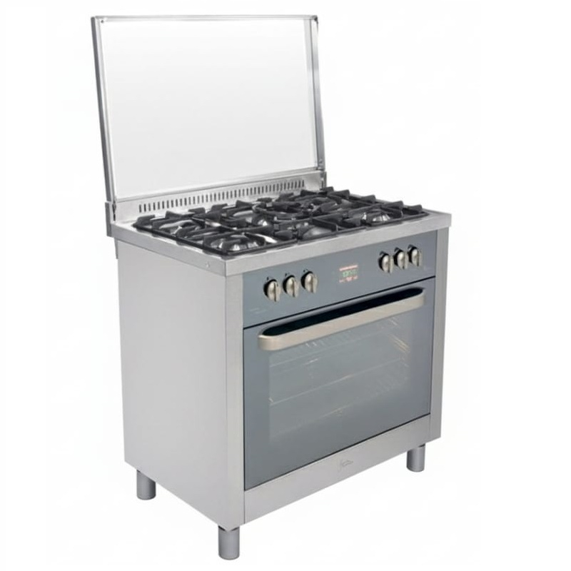 اجاق گاز فر دار پنج شعله اخوان مدل M14-EDTR اجاق گاز فر دار پنج شعله اخوان مدل M14-EDTR