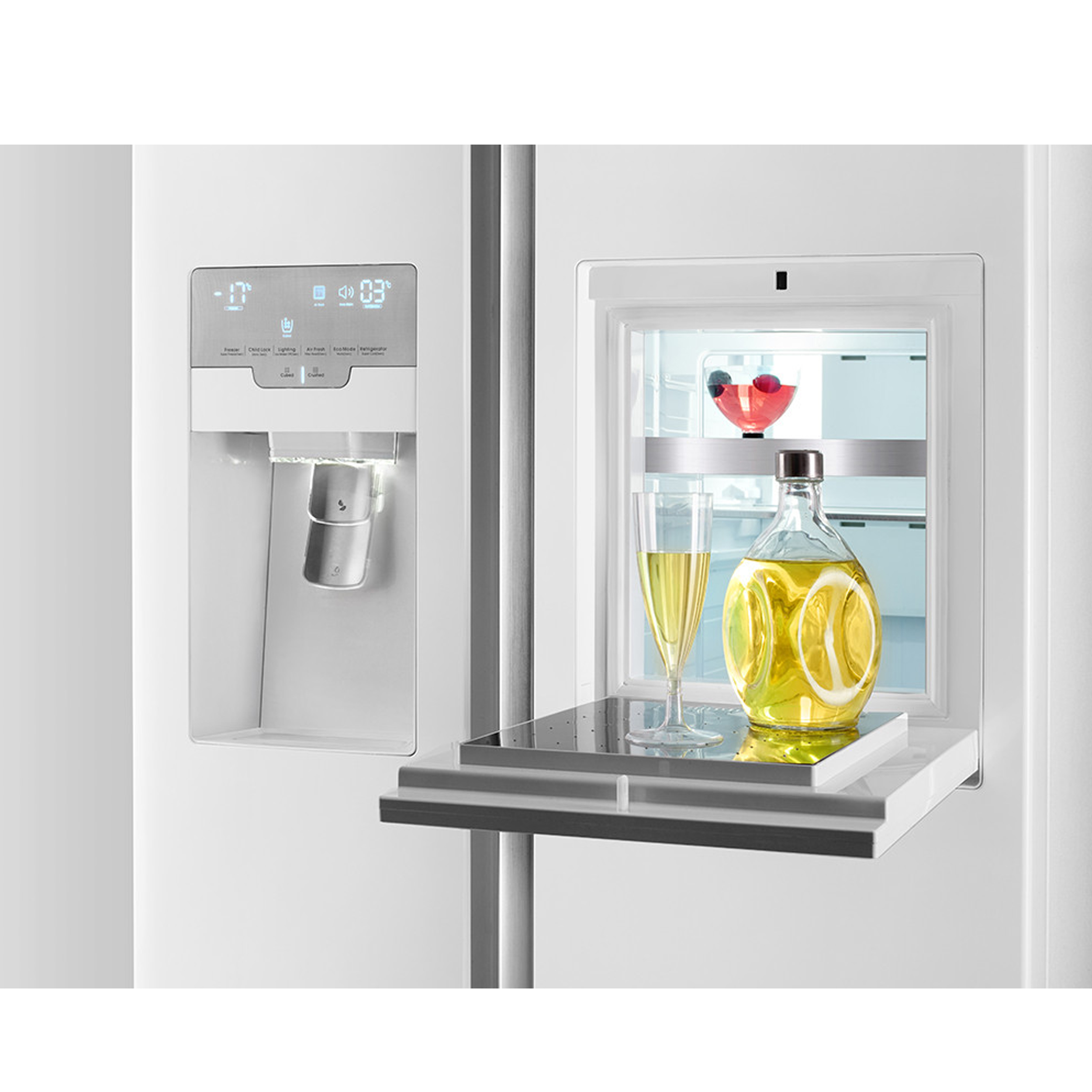 یخچال و فریزر ساید بای ساید 35 فوت اسنوا مدل SN8-2350GW