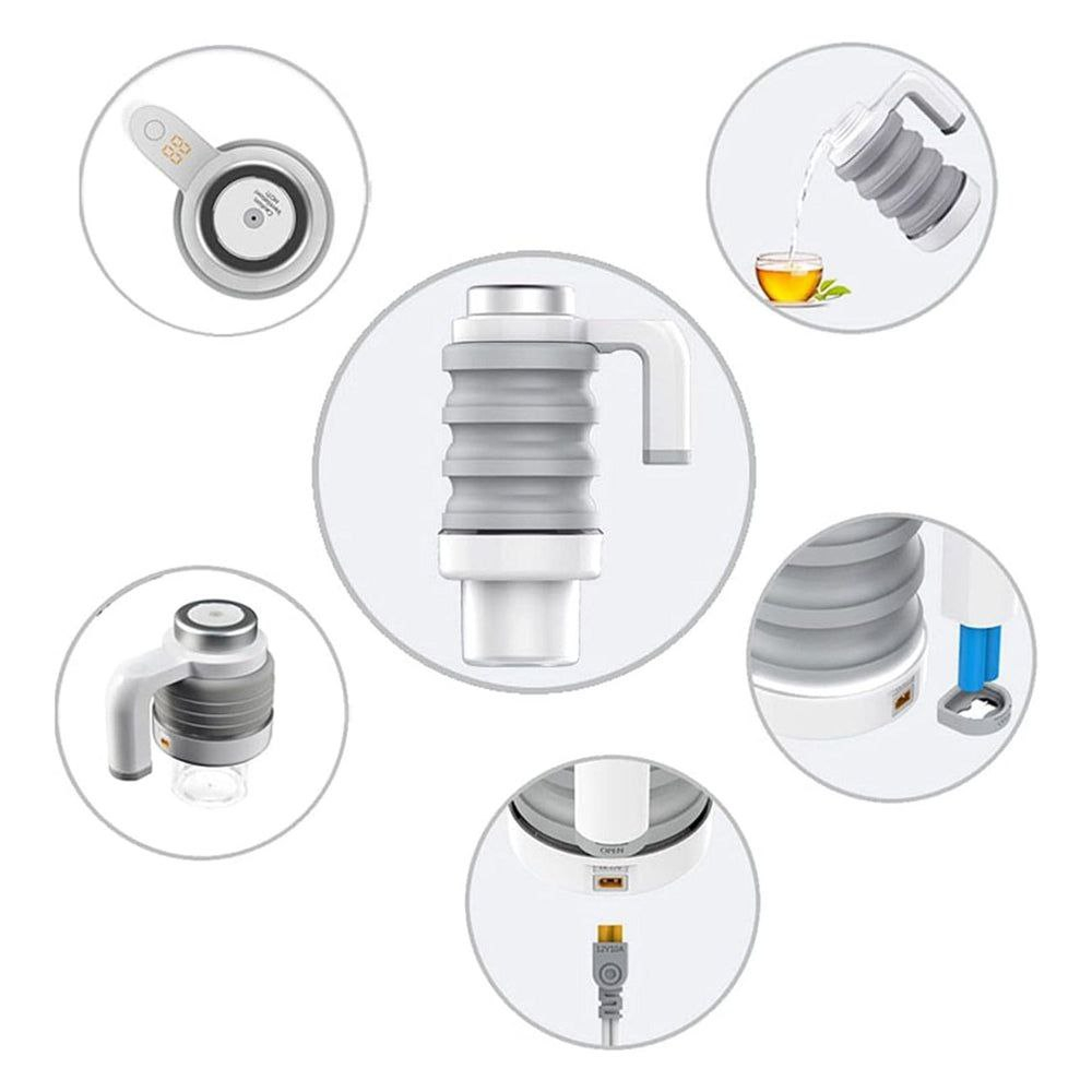 کتری فندکی گرین لاین مدل Electric Kettle GNCARFELKT