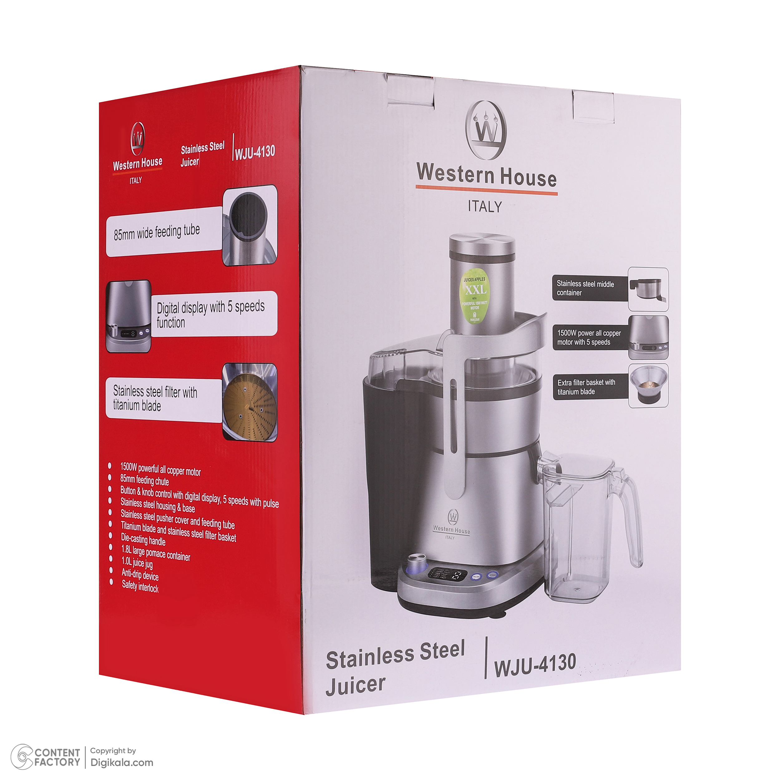 آبمیوه گیری وسترن هاوس مدل WJU-4130