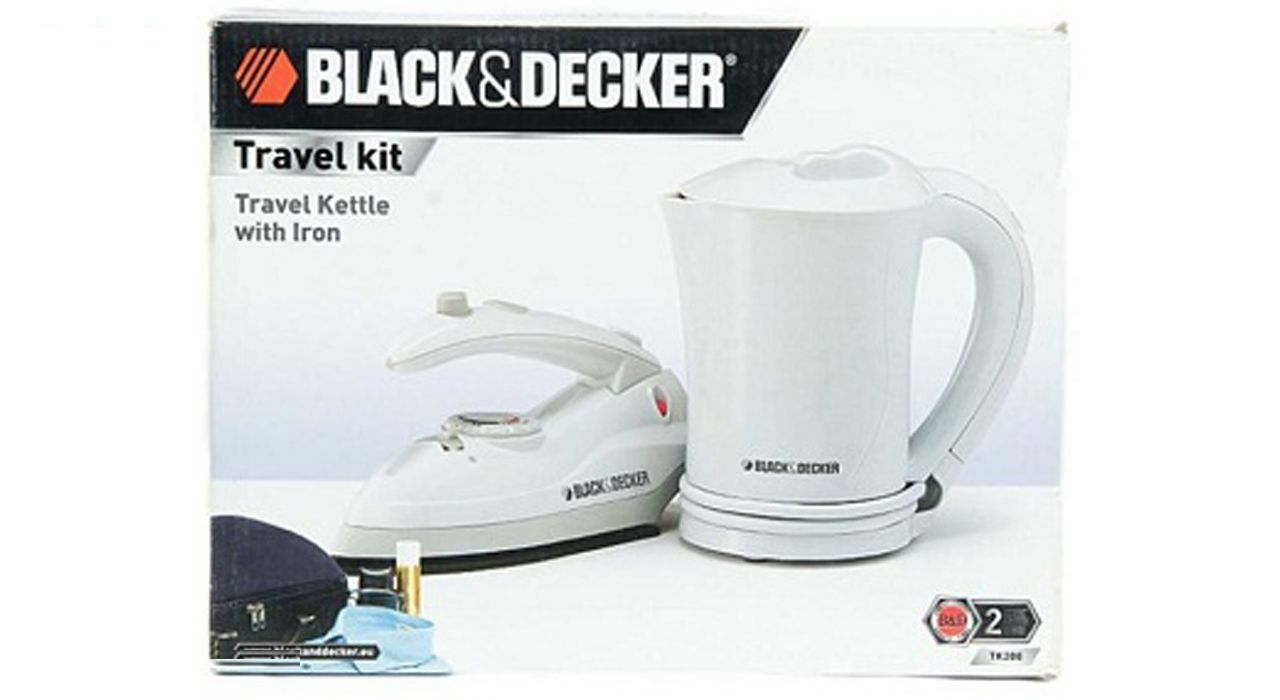 اتو مسافرتی و کتری برقی بلک اند دکر مدل TK200