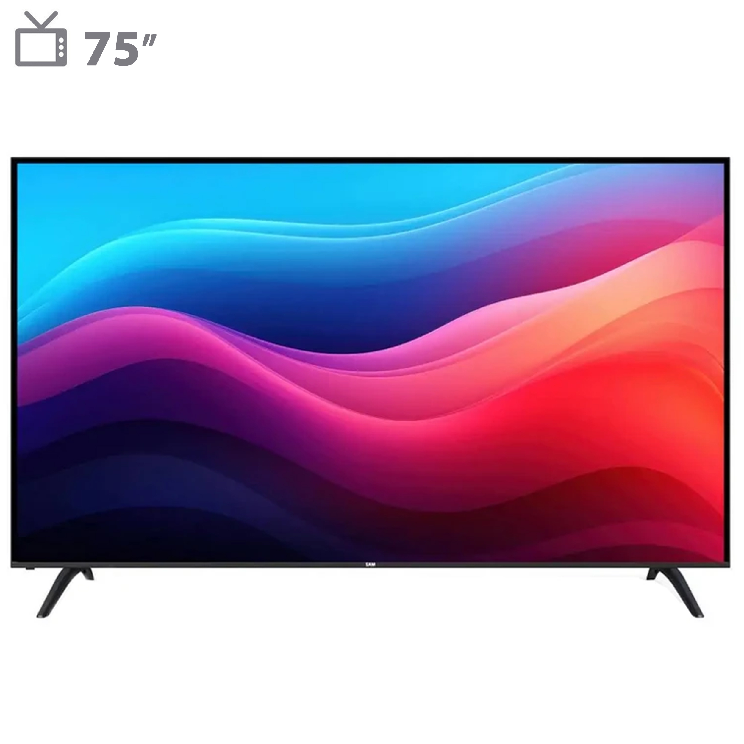 تلویزیون 75 اینچ کیو ال ای دی هوشمند سام مدل QA75Q80DSH