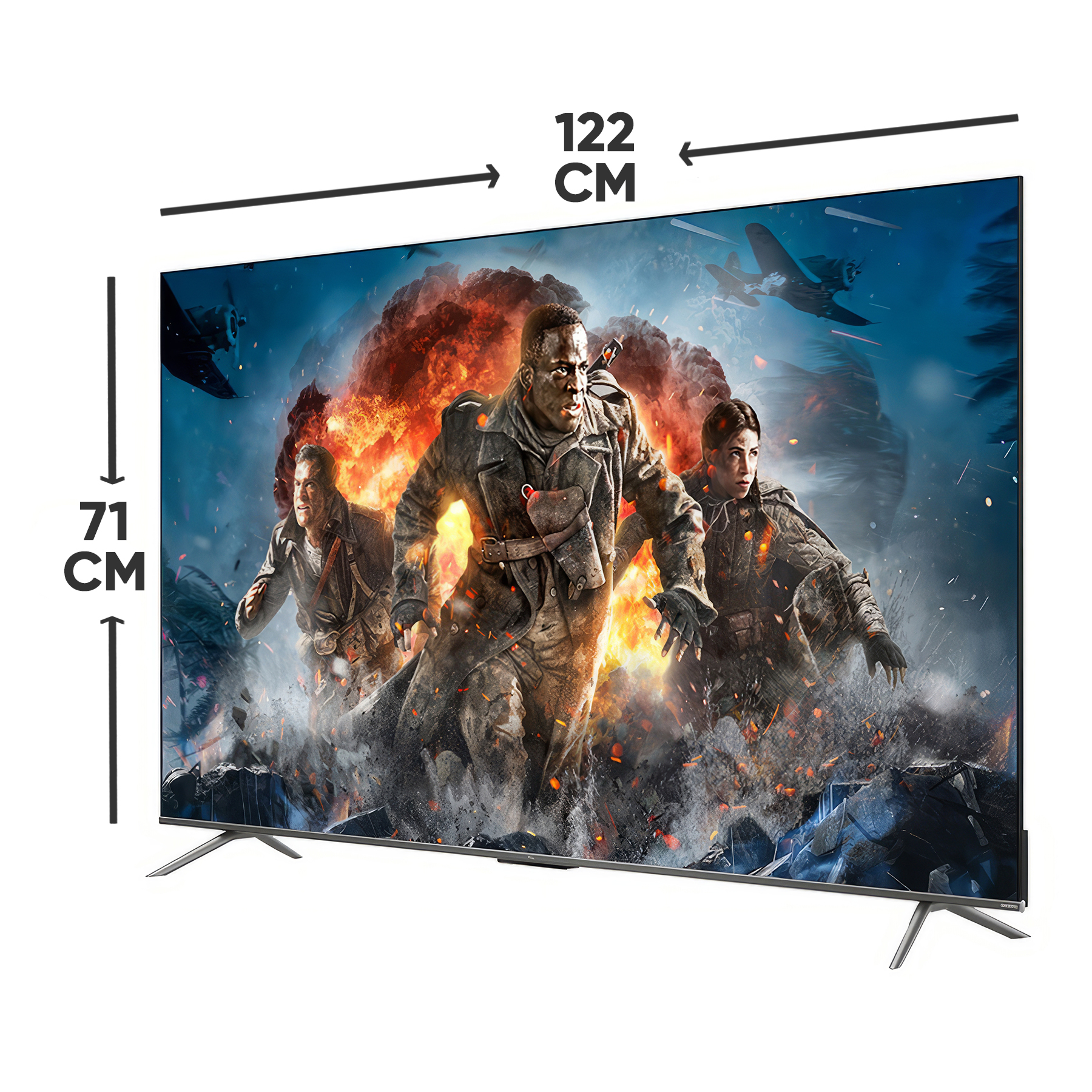 تلویزیون ال ای دی هوشمند تی سی ال مدل 55C635 سایز 55 اینچ