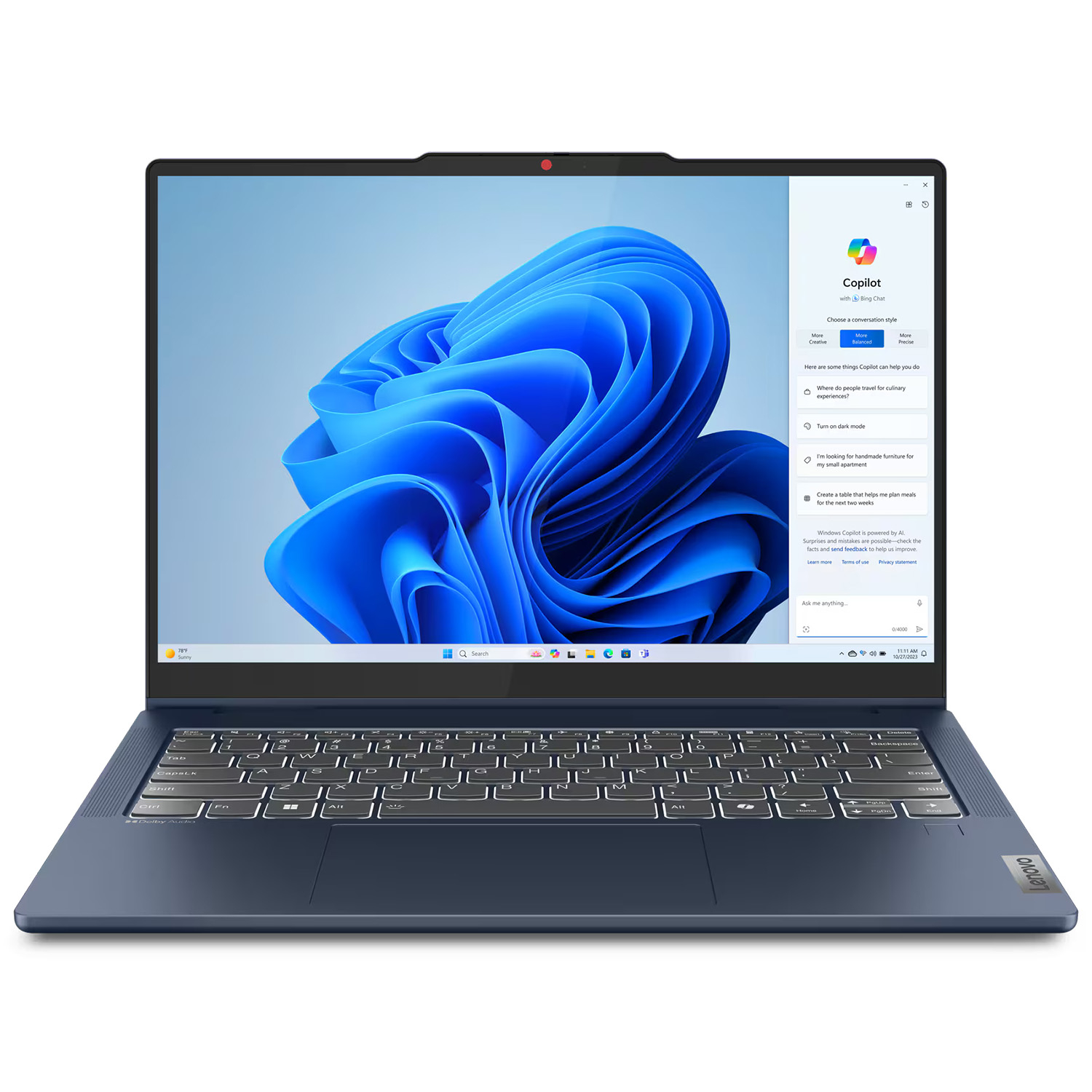 لپ تاپ 14 اینچی لنوو مدل IdeaPad 5 2-in-1 14IRH9-i7 13620H-16GB LPDDR5X 5200MHz-512GB SSD-OLED 60Hz Touch-Backlit-Fingerprint به همراه قلم