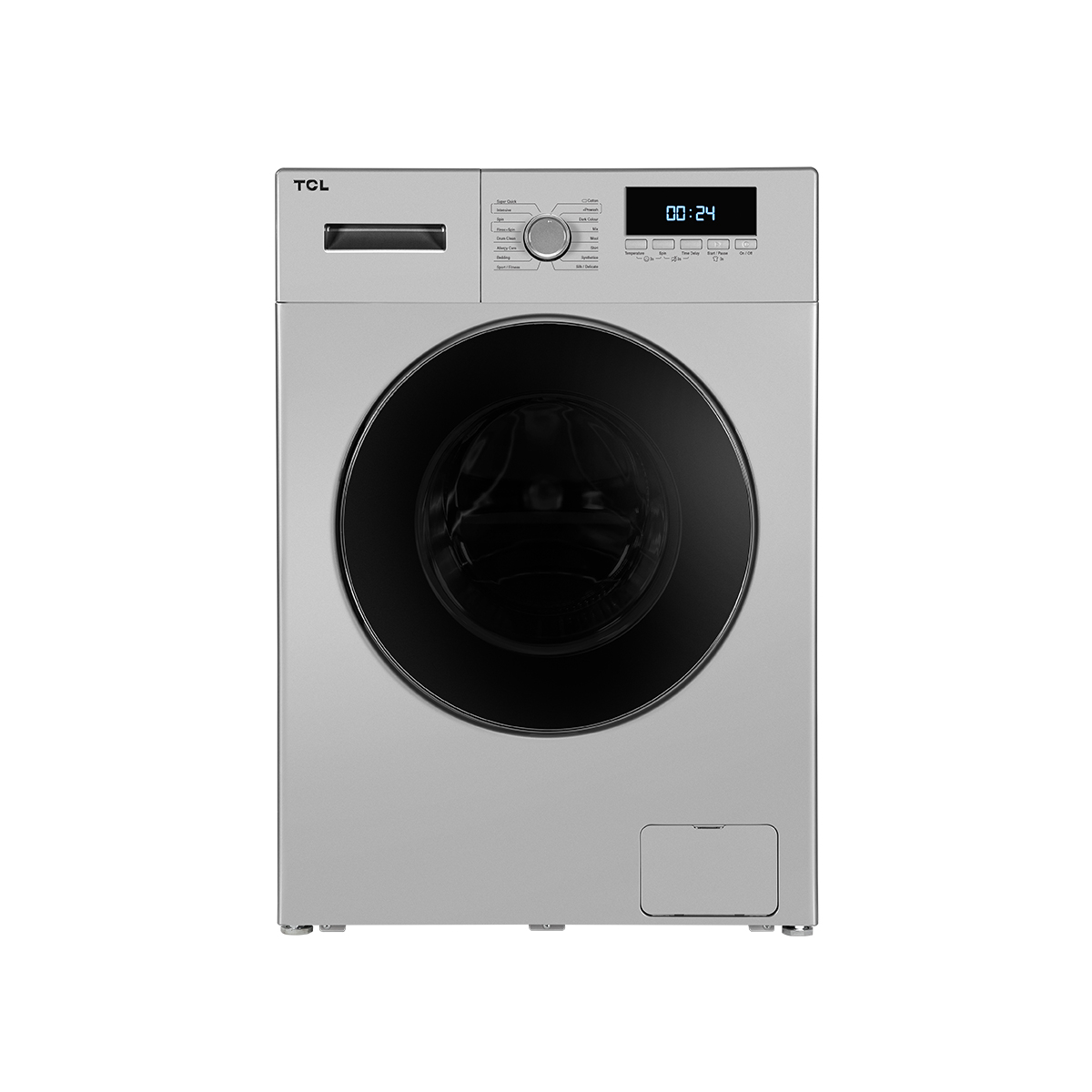 ماشین لباسشویی تی سی ال مدل E62-AW/AS ظرفیت 6 کیلوگرم