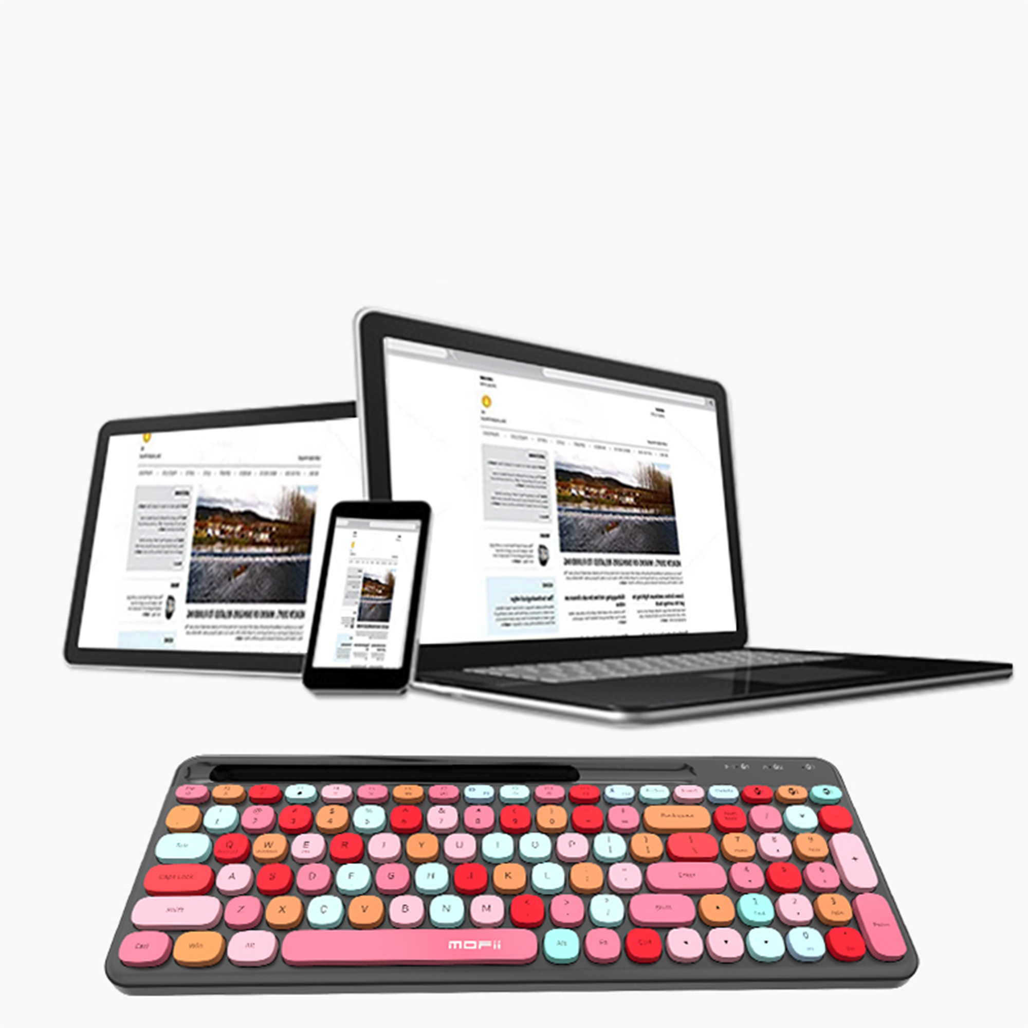 کیبورد بی سیم مافی مدل 888BT، سوییچ ممبران، Tenkeyless