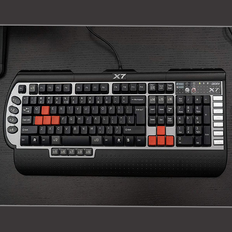 کیبورد مخصوص بازی ای فورتک مدل X7_G800V