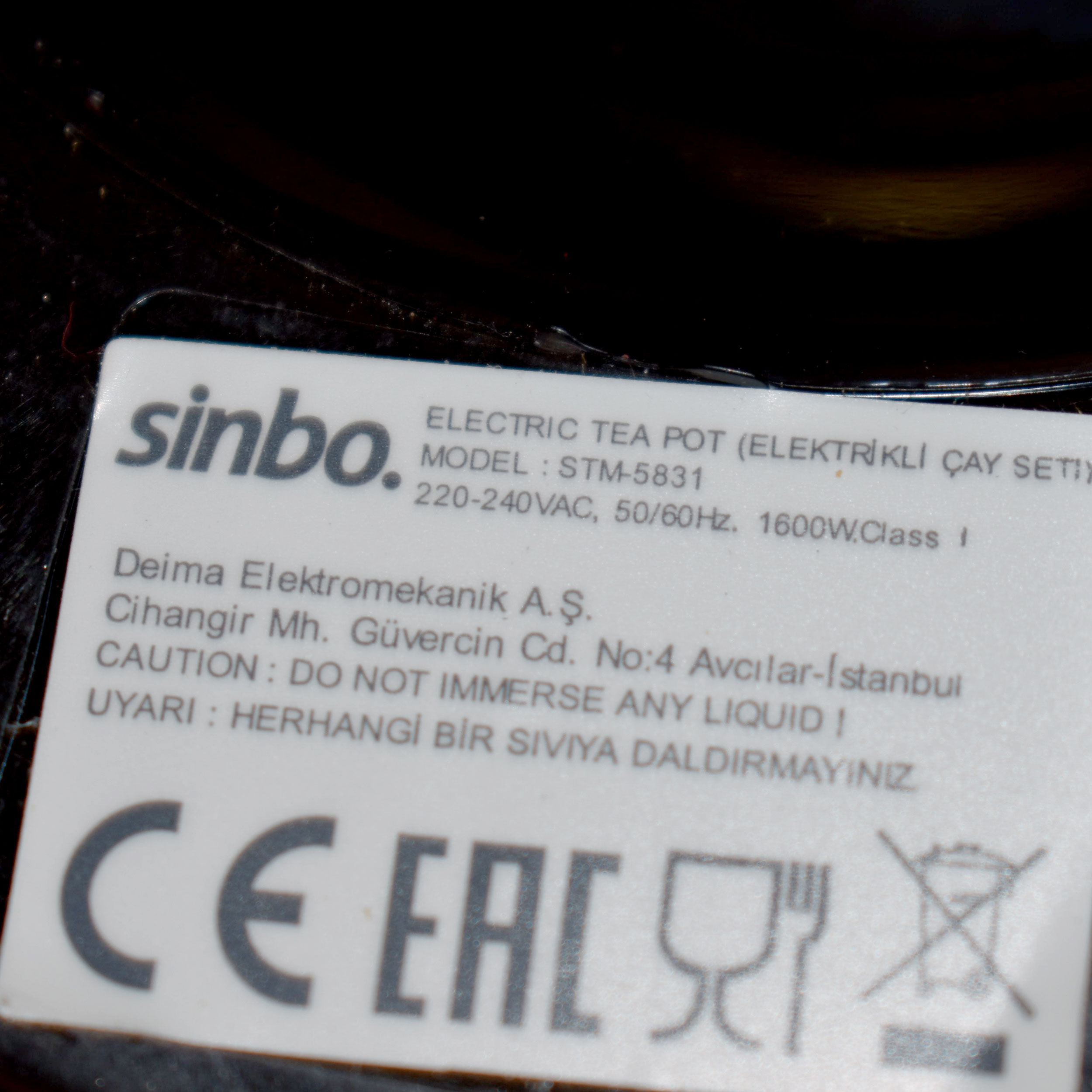 چای ساز سینبو مدل STM-5831