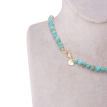 گردنبند طلا 18 عیار زنانه گالری شیدا مجد مدل 5 البرنارد