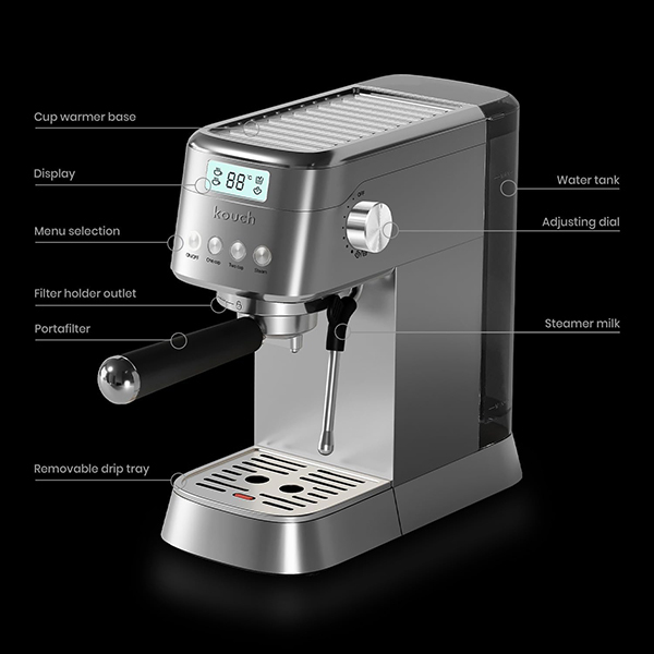 اسپرسو ساز 1200 میلی‌لیتر کوخ مدل KES1982