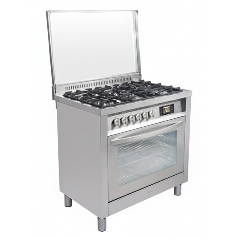 اجاق گاز فر دار پنج شعله اخوان مدل M2-EDTS اجاق گاز فر دار پنج شعله اخوان مدل M2-EDTS