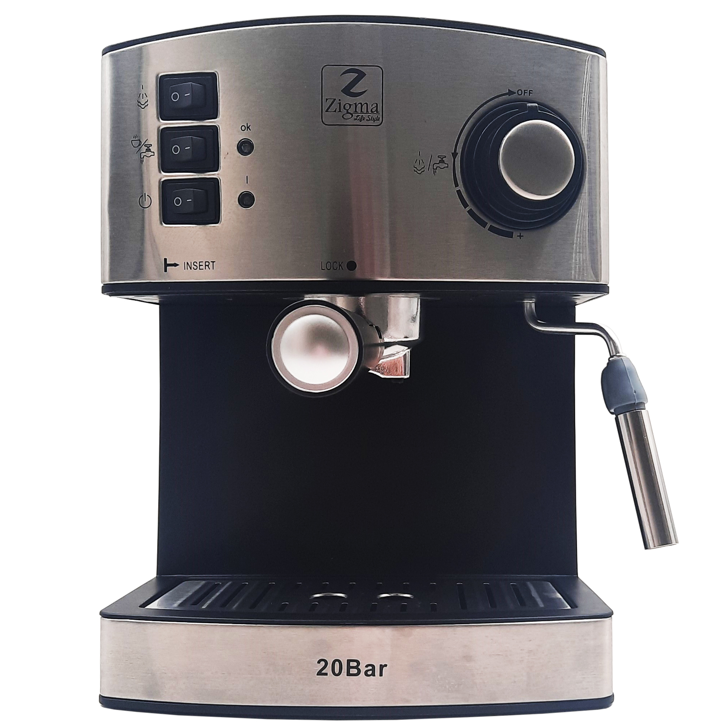 اسپرسو ساز ۱۶۰۰ میلی‌لیتر زیگما مدل RL333