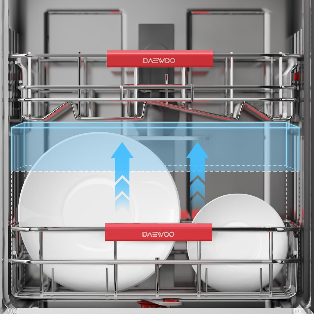 ماشین ظرفشویی 12 نفره دوو مدل DDW-30W1252