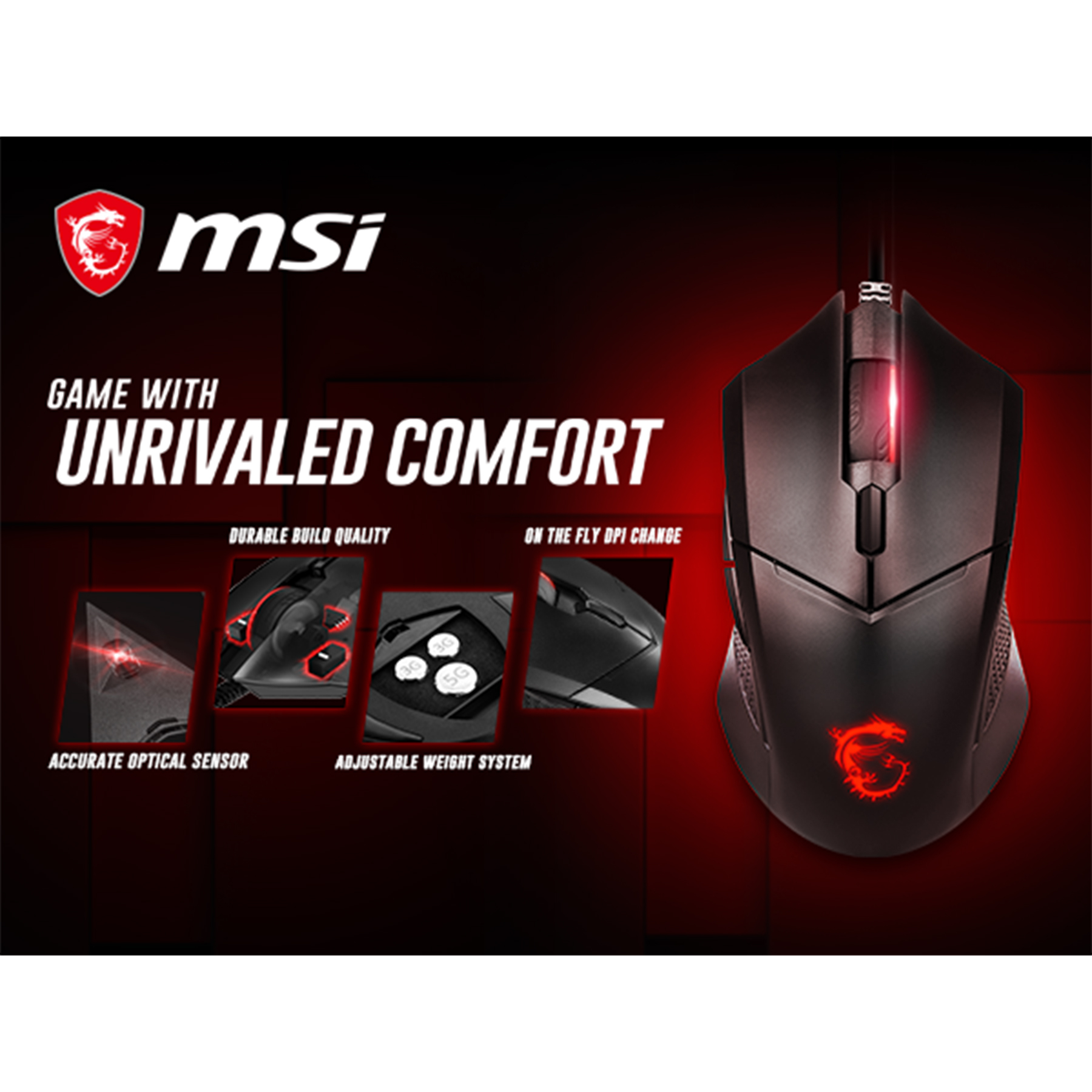 ماوس ام اس آی مدل Clutch GM08