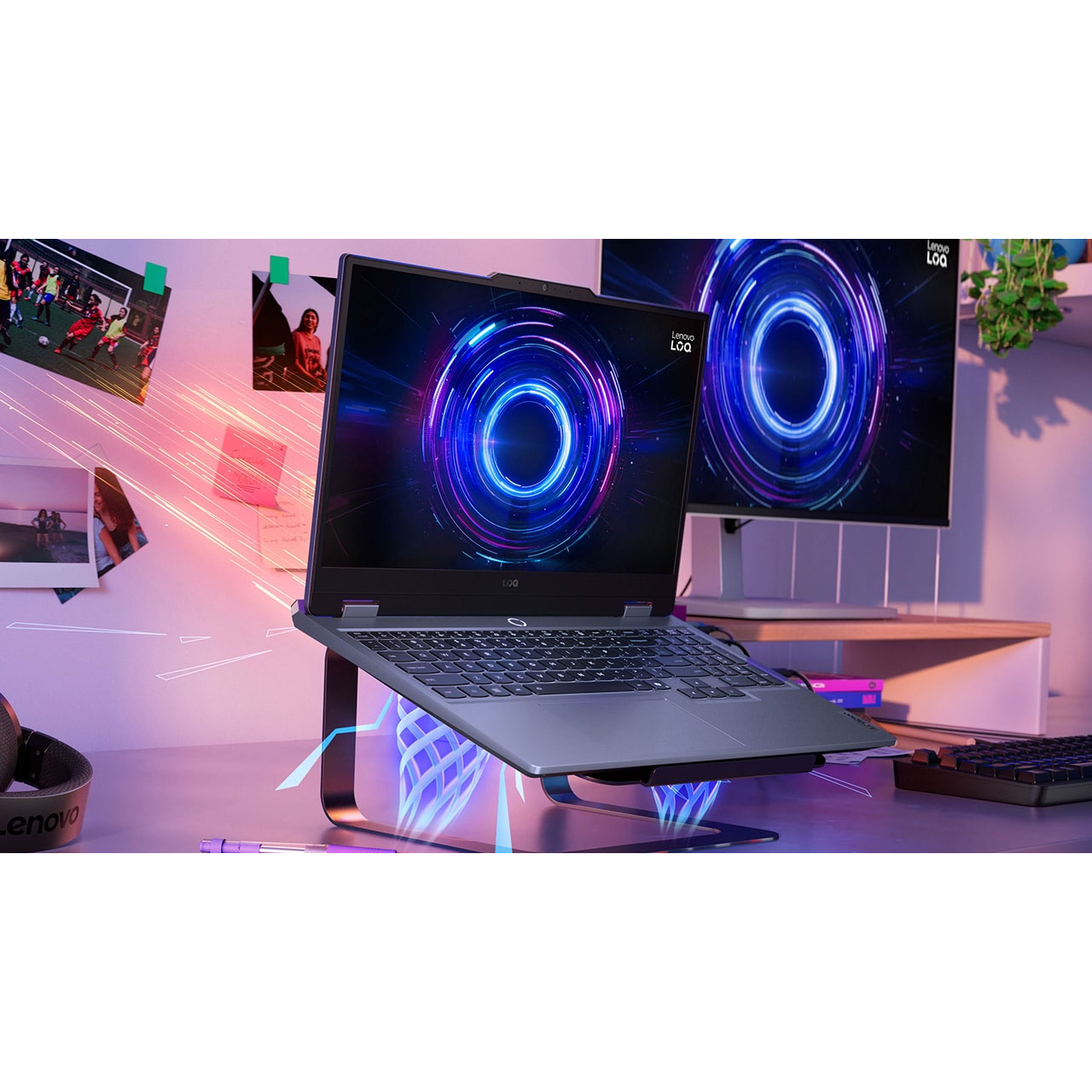 لپ تاپ 15.6 اینچی لنوو مدل LOQ 15IRX10-i7 14700HX-24GB DDR5 4800MHz-512GB SSD-RTX5060-FHD 144Hz