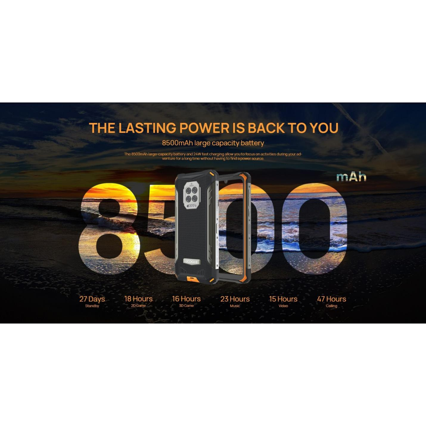 گوشی موبایل دوجی مدل S86 دو سیم‌ کارت ظرفیت 128 گیگابایت و رم 6 گیگابایت