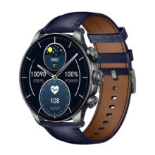 ساعت هوشمند 47 میلی متری گلوریمی مدل GX CLASSICFIT (LIMITED EDITION) بند چرمی