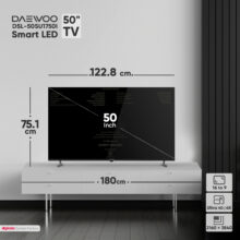 تلویزیون ال ای دی هوشمند دوو مدل DSL-50SU1750I سایز 50 اینچ