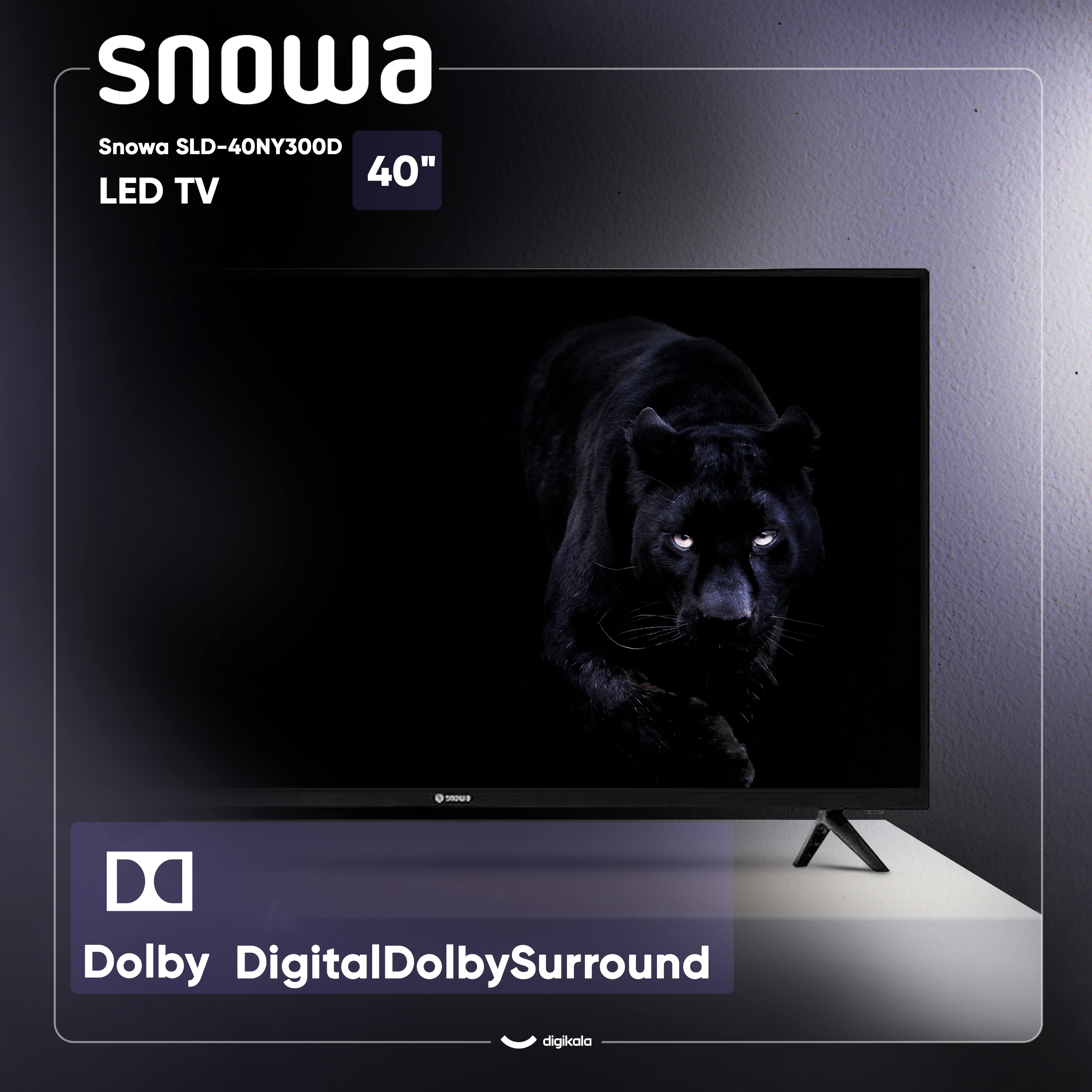 تلویزیون ال ای دی اسنوا مدل SLD-40NY300D سایز 40 اینچ