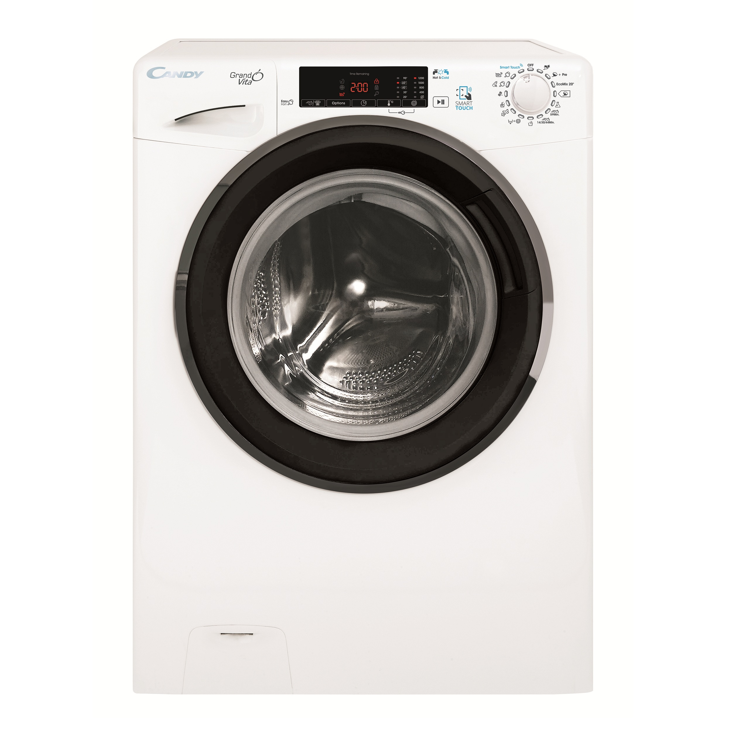 ماشین لباسشویی کندی مدل GVS-128TC3 ظرفیت 8 کیلوگرم