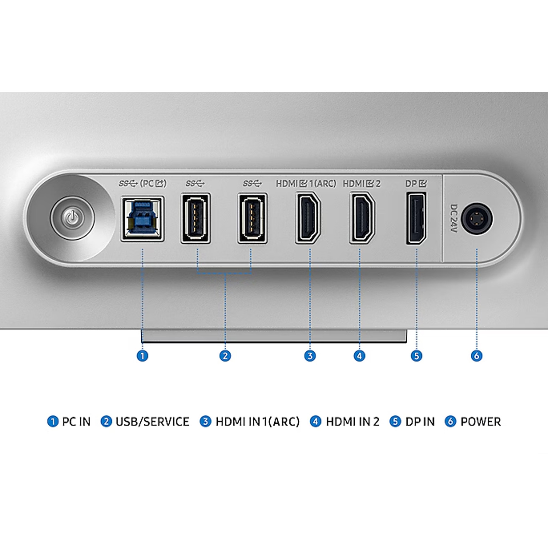 مانیتور گیمینگ 32 اینچ سامسونگ مدل Odyssey G80SD LS32DG802SMXUE، رزولوشن 4K UHD، پنل OLED، نرخ بروزرسانی 240 هرتز، با نسبت تصویر 16:9، دارای اسپیکر داخلی، دارای پورت HDMI و DisplayPort