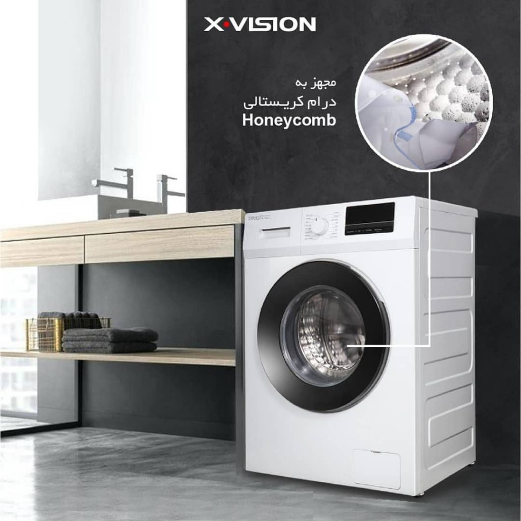 ماشین لباسشویی ایکس ویژن مدل XTW-852SB ظرفیت 8.5 کیلوگرم