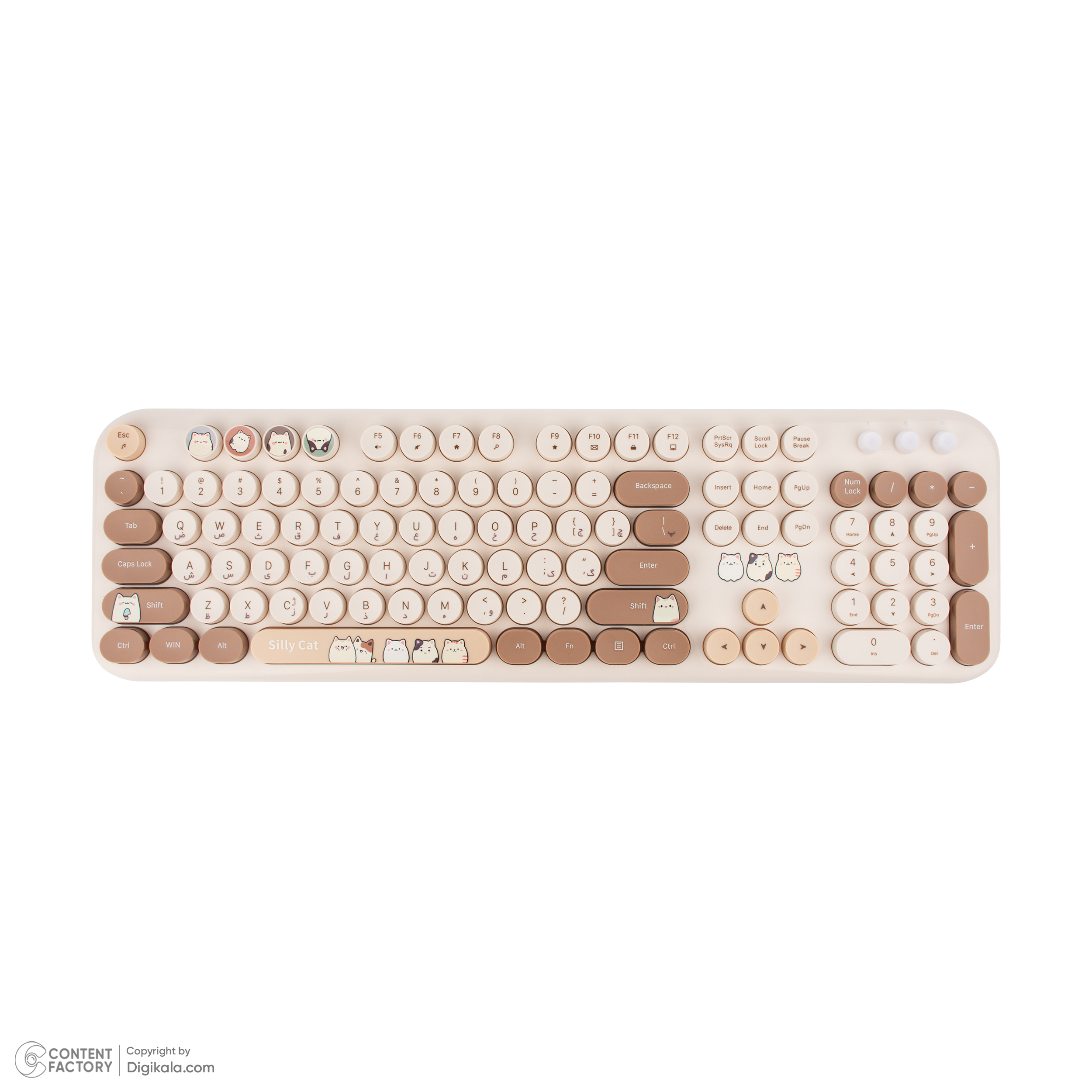 کیبورد و ماوس مافی مدل Silly Cat