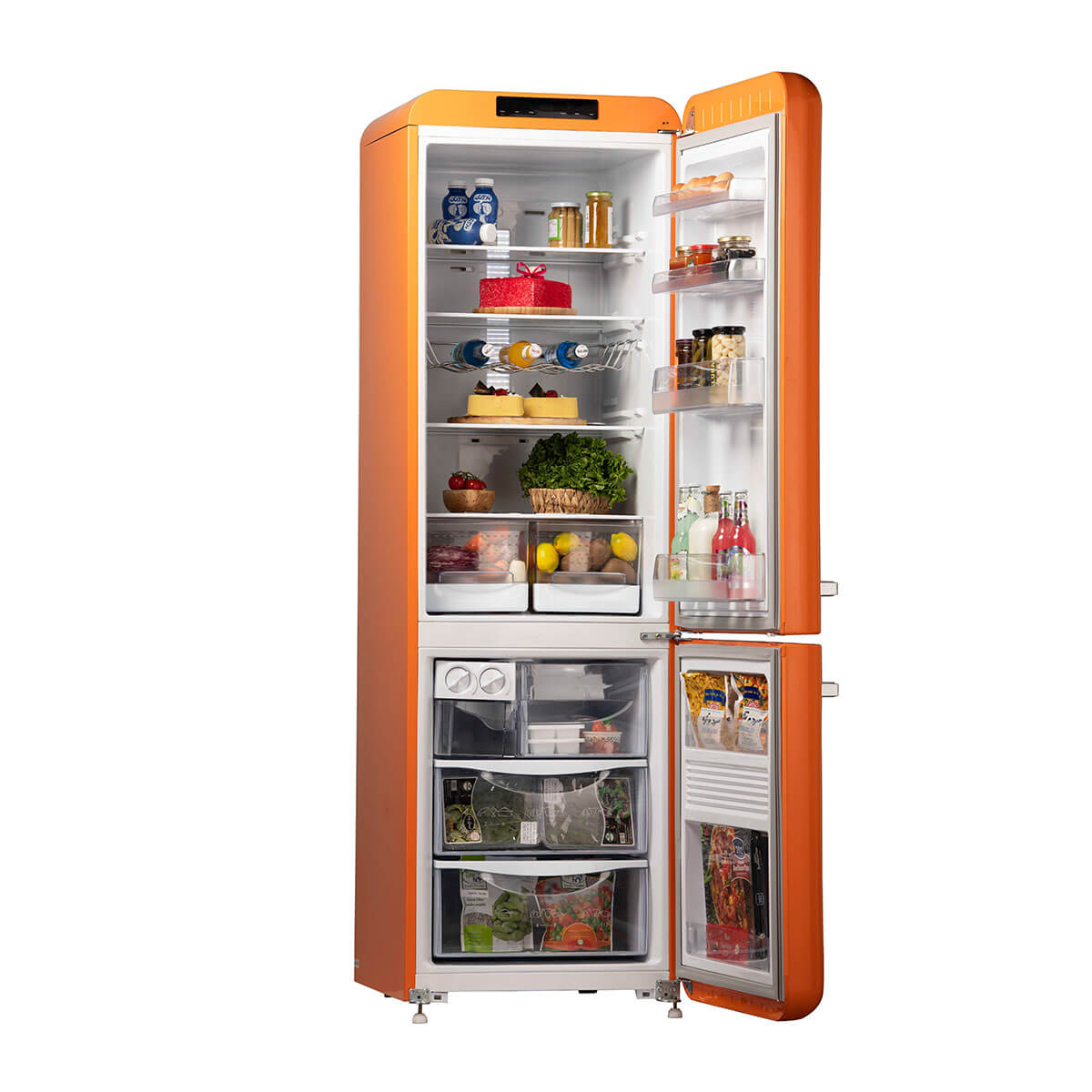 یخچال فریزر طرح فریزر پایین 20 فوت امرسان مدل CB46CLA-R01