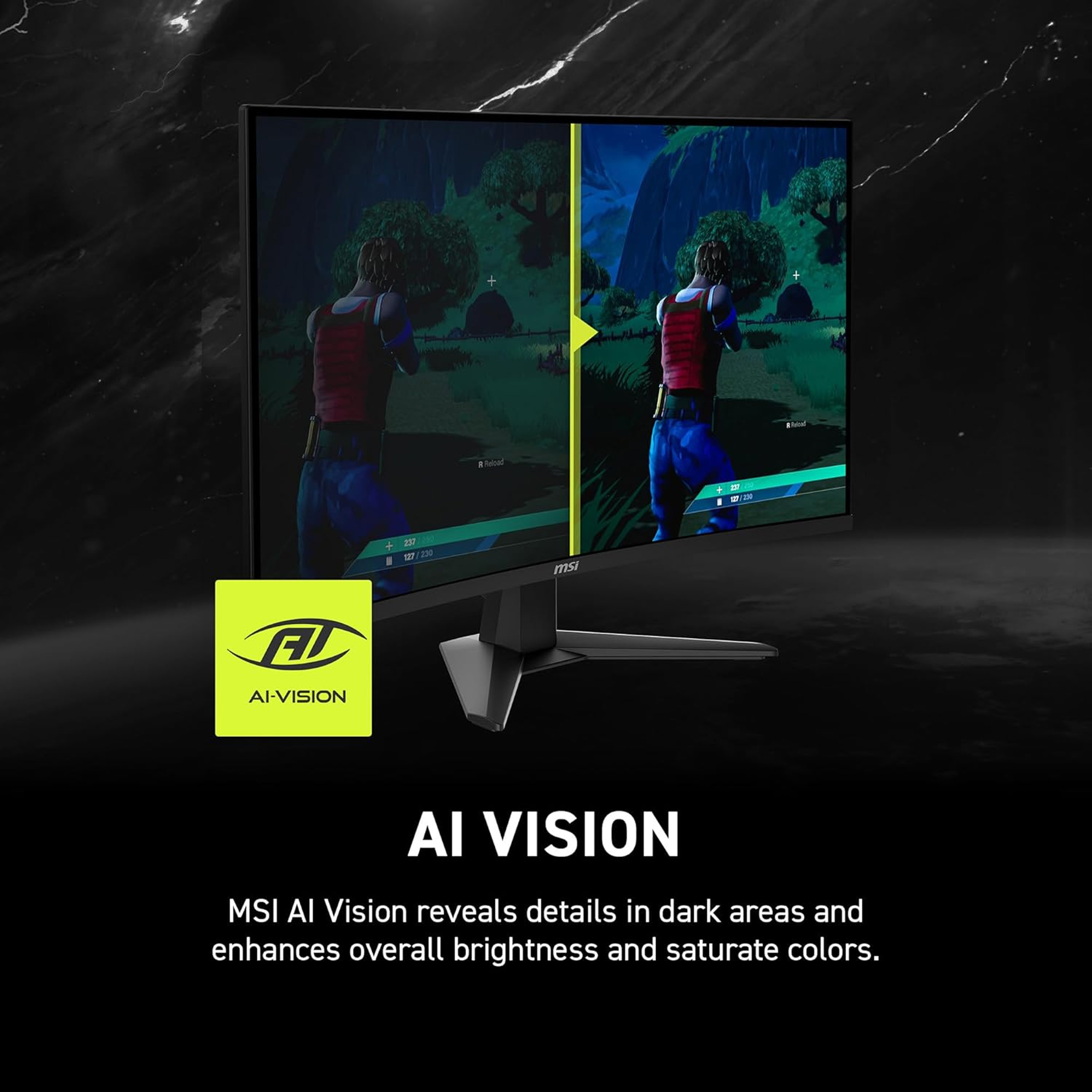 مانیتور خمیده گیمینگ 32 اینچ ام اس آی مدل MAG 325CQRXF E2