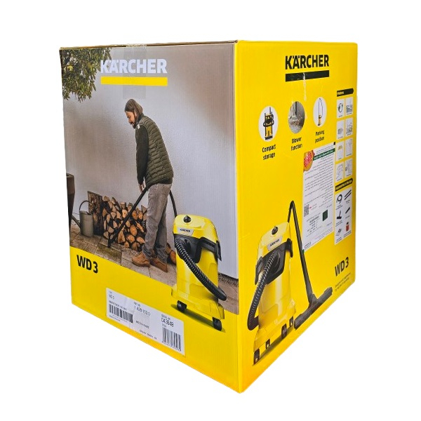 جاروبرقی سطلی 1000 وات کرشر مدل WD 3 V-17/4/20