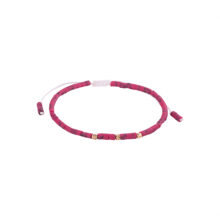 دستبند بند و طلا 18 عیار زنانه گالری شیدا مجد مدل 3 البرنارد حدید رنگ سرخابی