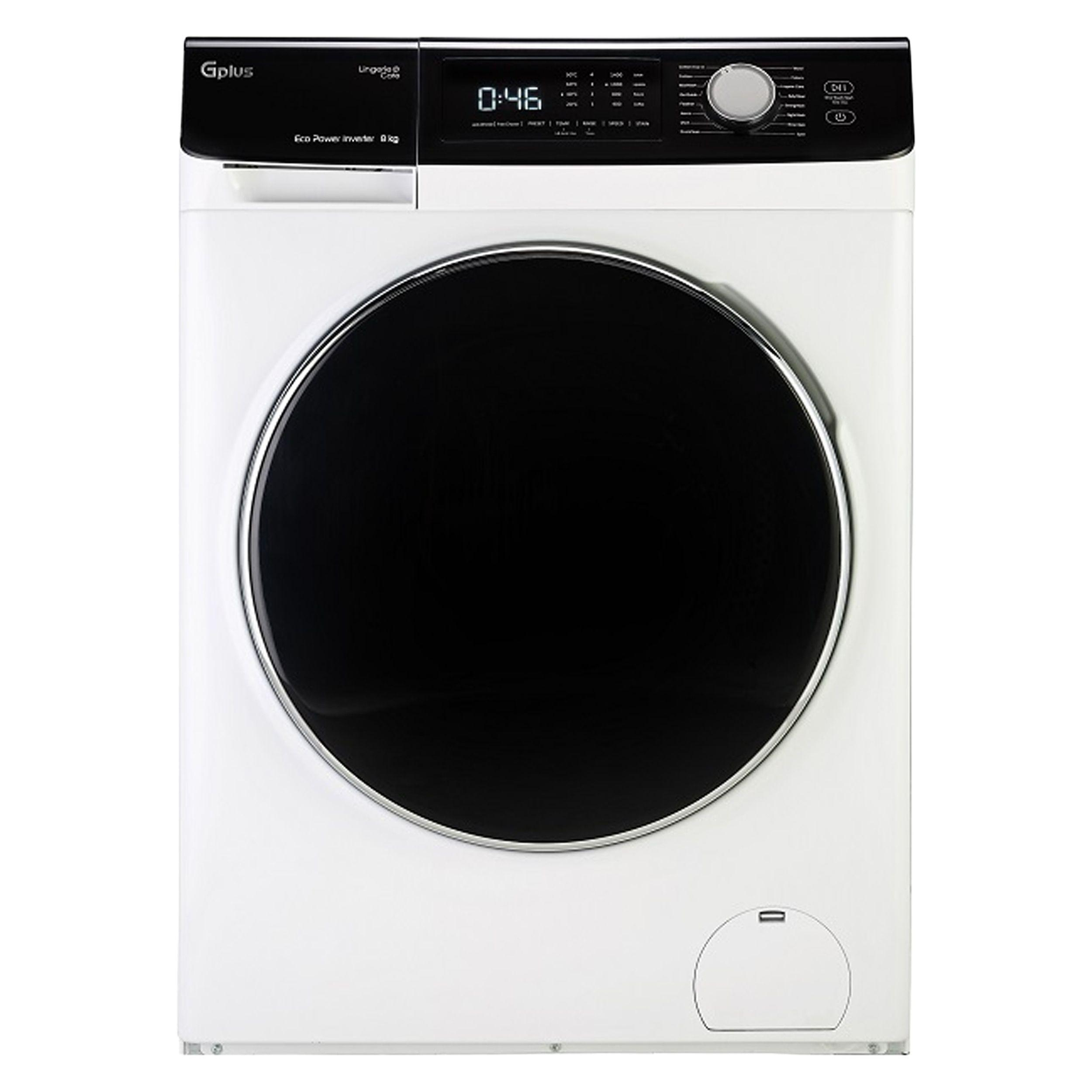 ماشین لباسشویی اتوماتیک جی پلاس مدل GWM-M854W ظرفیت 8 کیلوگرم