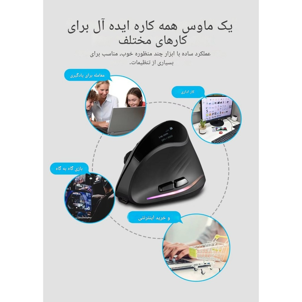 ماوس بی سیم زیلوتس مدل F-35C