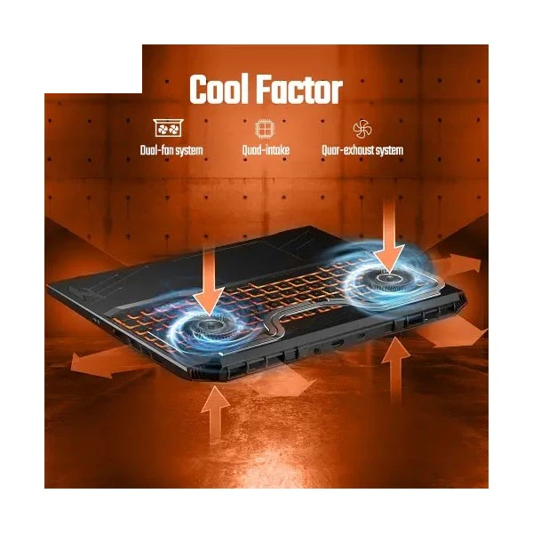 لپ تاپ 16 اینچی ایسر مدل Nitro V16 ANV16-71-70F7-i7 14650HX-16GB DDR5-512GB SSD-RTX4060-WUXGA