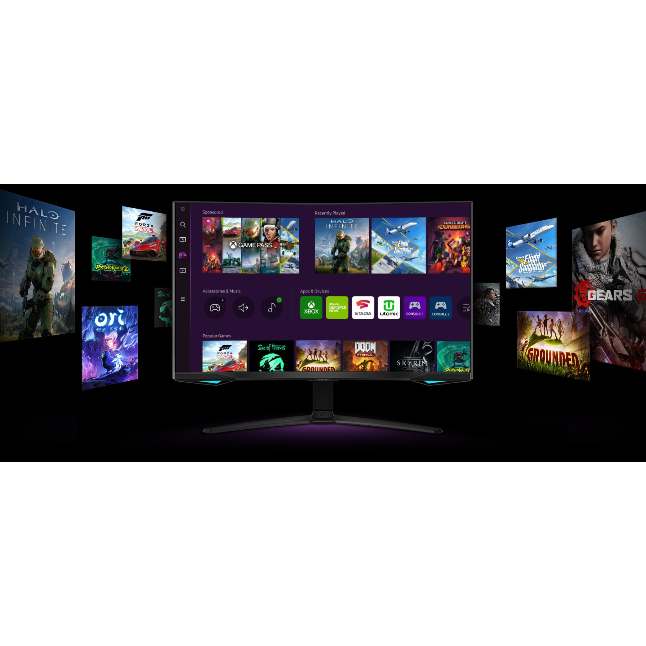 مانیتور مخصوص بازی سامسونگ مدل LS32BG650 سایز 32 اینچ