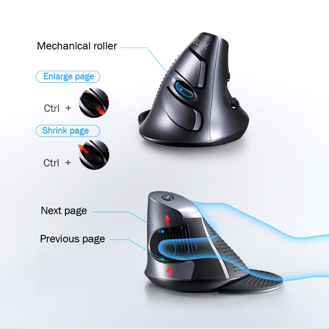 ماوس بی سیم دیلاکس مدل M618GX