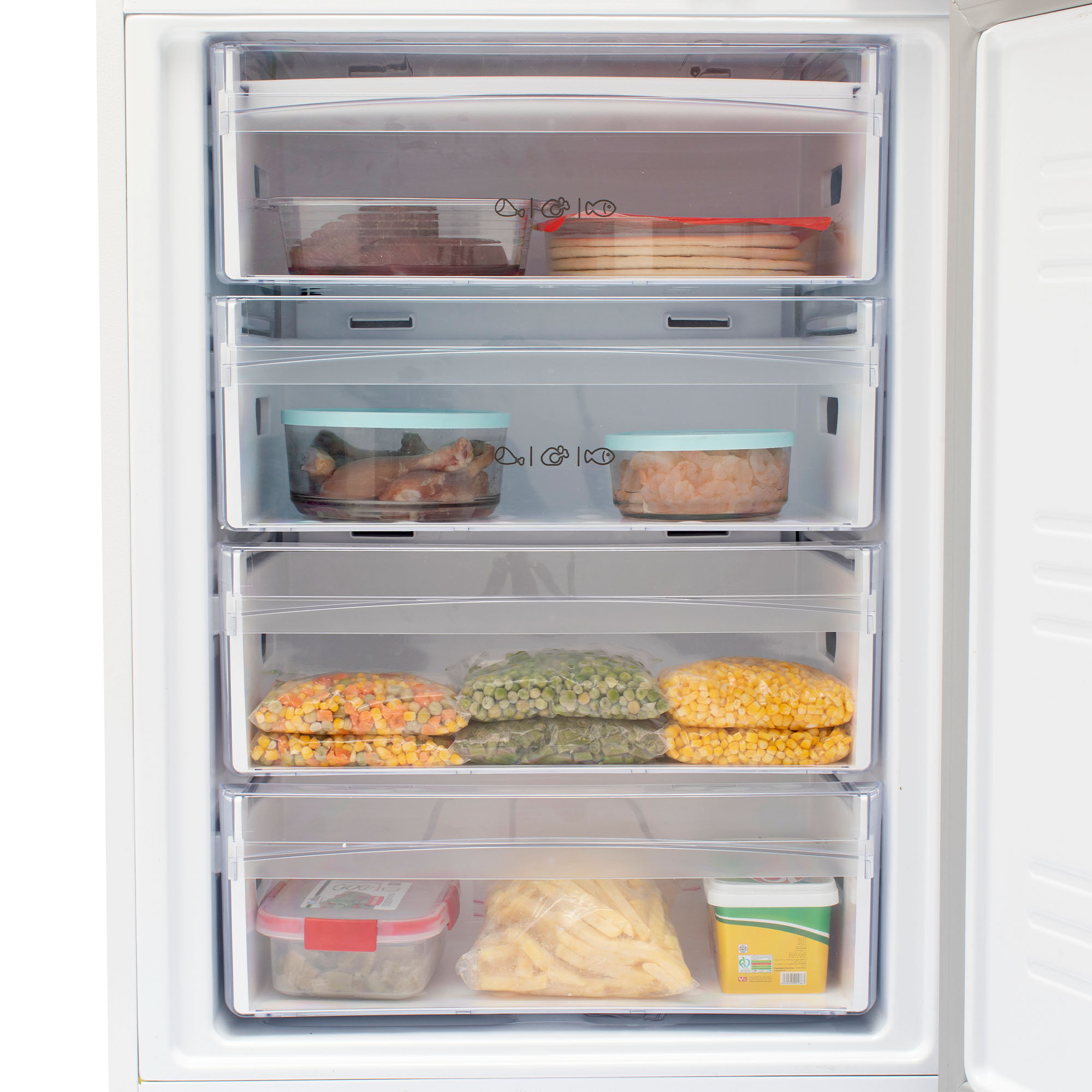 یخچال و فریزر 24 فوت اسنوا مدل SN4-0250SW