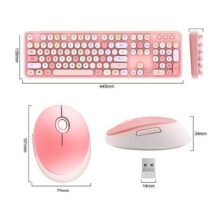 کیبورد و ماوس بی سیم مافی مدل Sweet