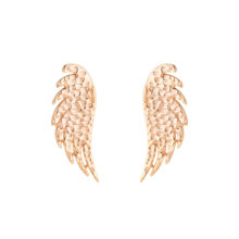 گوشواره میخی طلا 18 عیار زنانه گالری شیدا مجد مدل بال