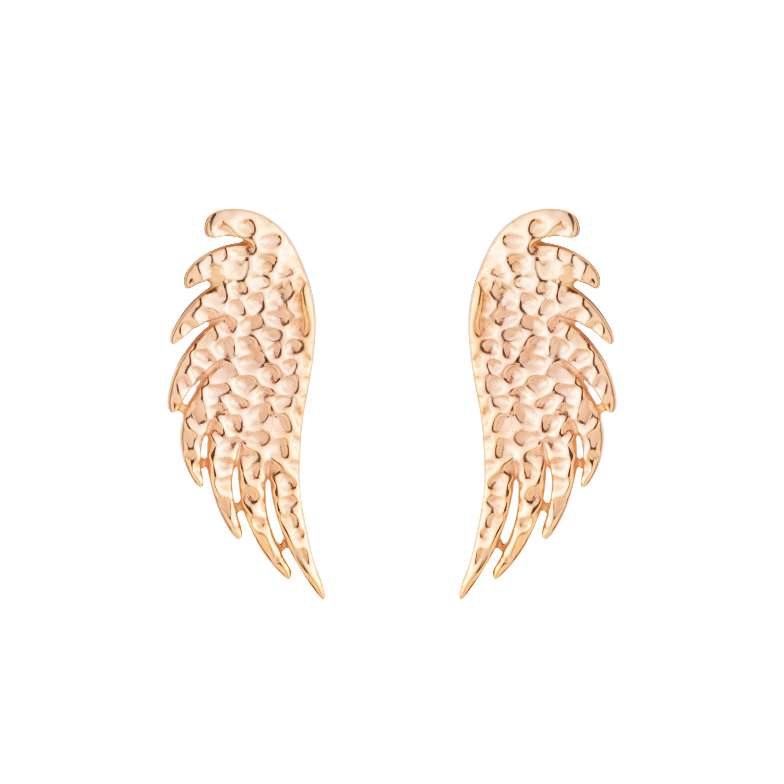 گوشواره میخی طلا 18 عیار زنانه گالری شیدا مجد مدل بال