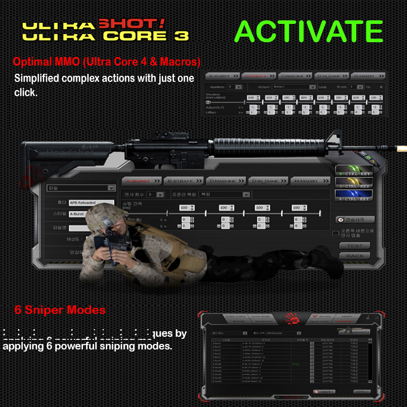 ماوس گیمینگ بلادی مدل A7O_RGB_ACTIVATED