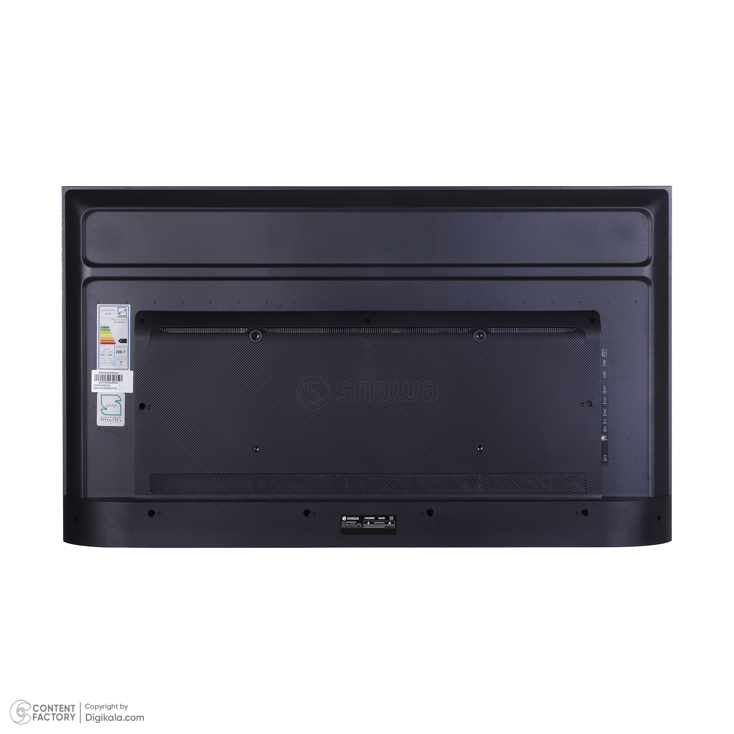 تلویزیون ال ای دی هوشمند اسنوا مدل SSD-50SK650UDI سایز 50 اینچ